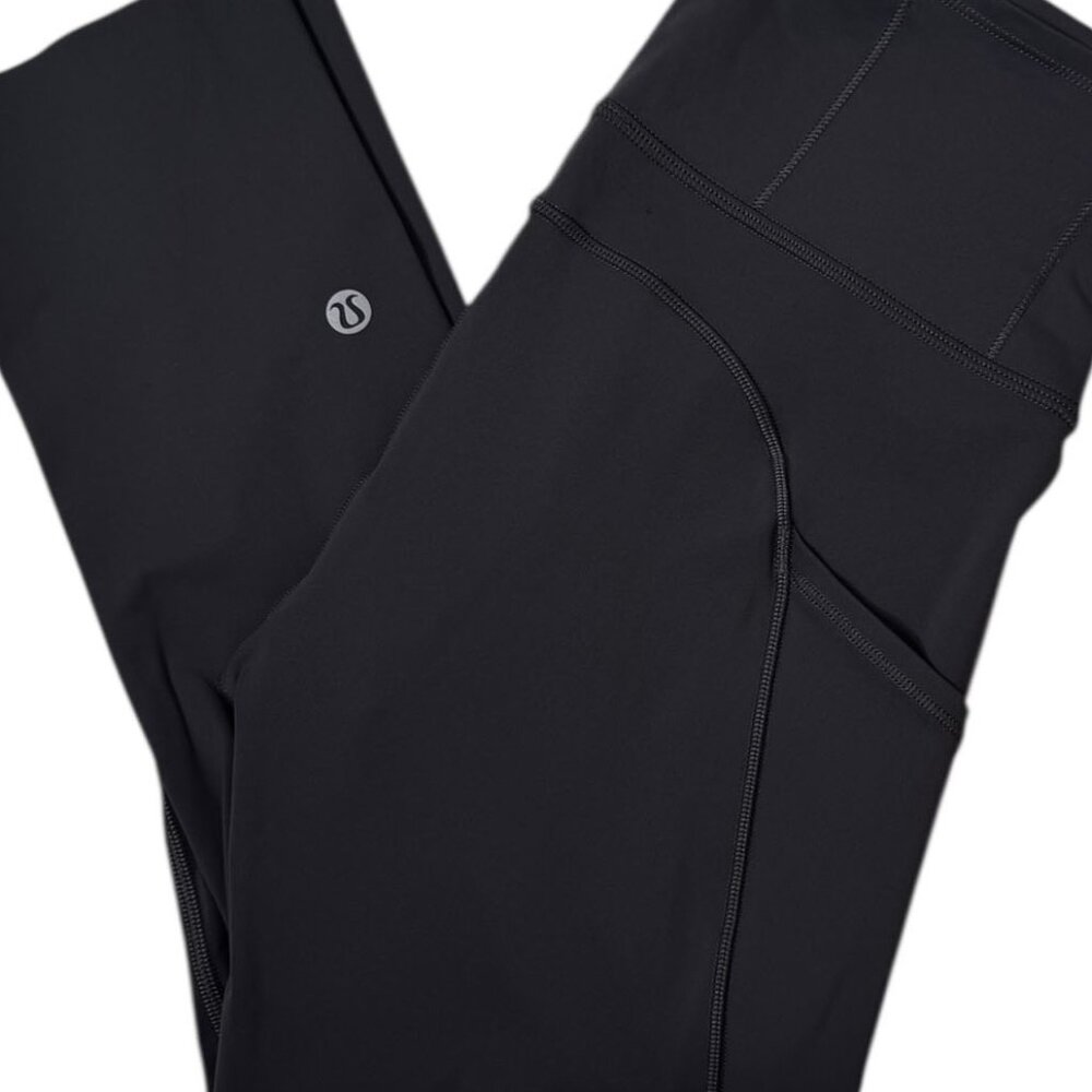 Lululemon Fast & Free Crop II Black Size 4 - Picture 4 of 7